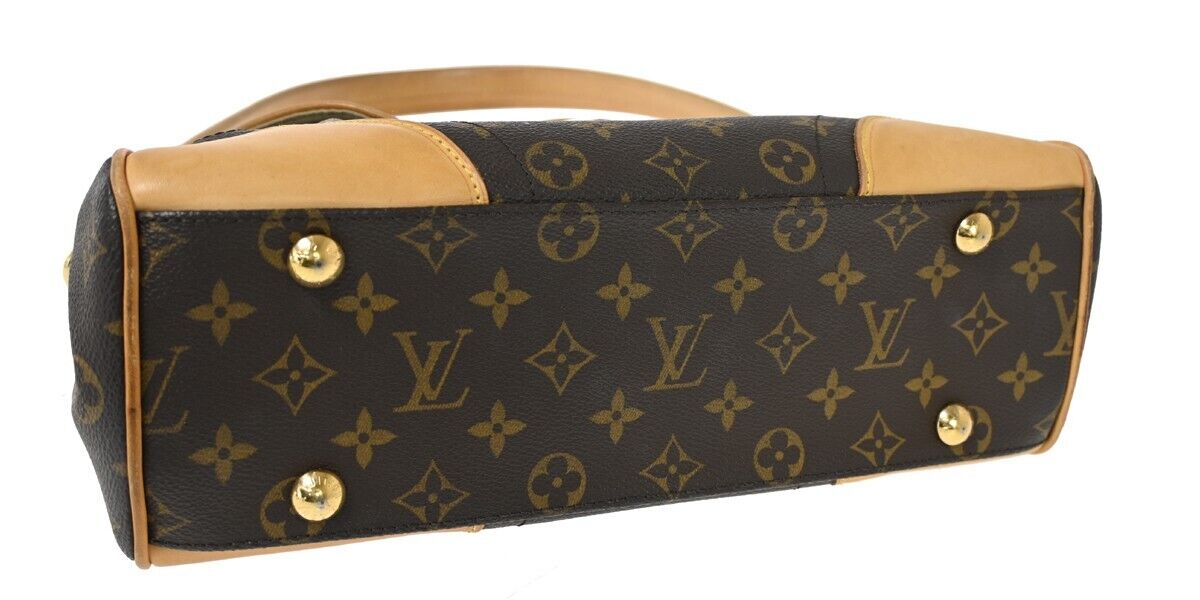 LOUIS VUITTON Logo Beverly MM Shoulder Bag Monogram Leather BN M40121 97SH176