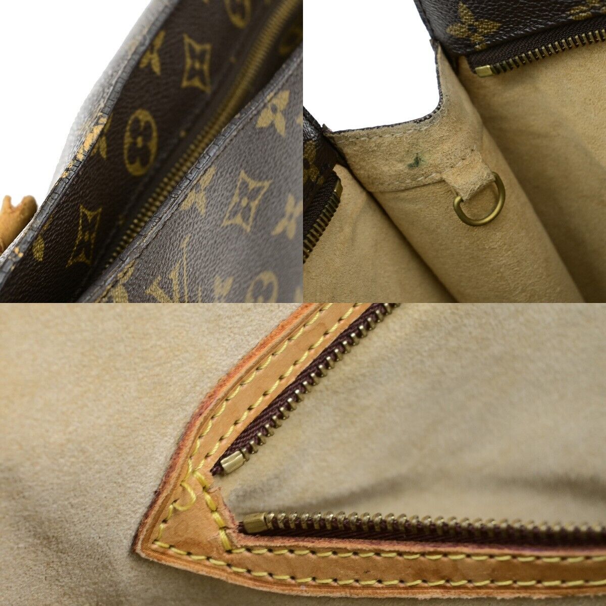 LOUIS VUITTON BABYLONE Shoulder Bag Monogram Leather Brown France M51102 33ED137