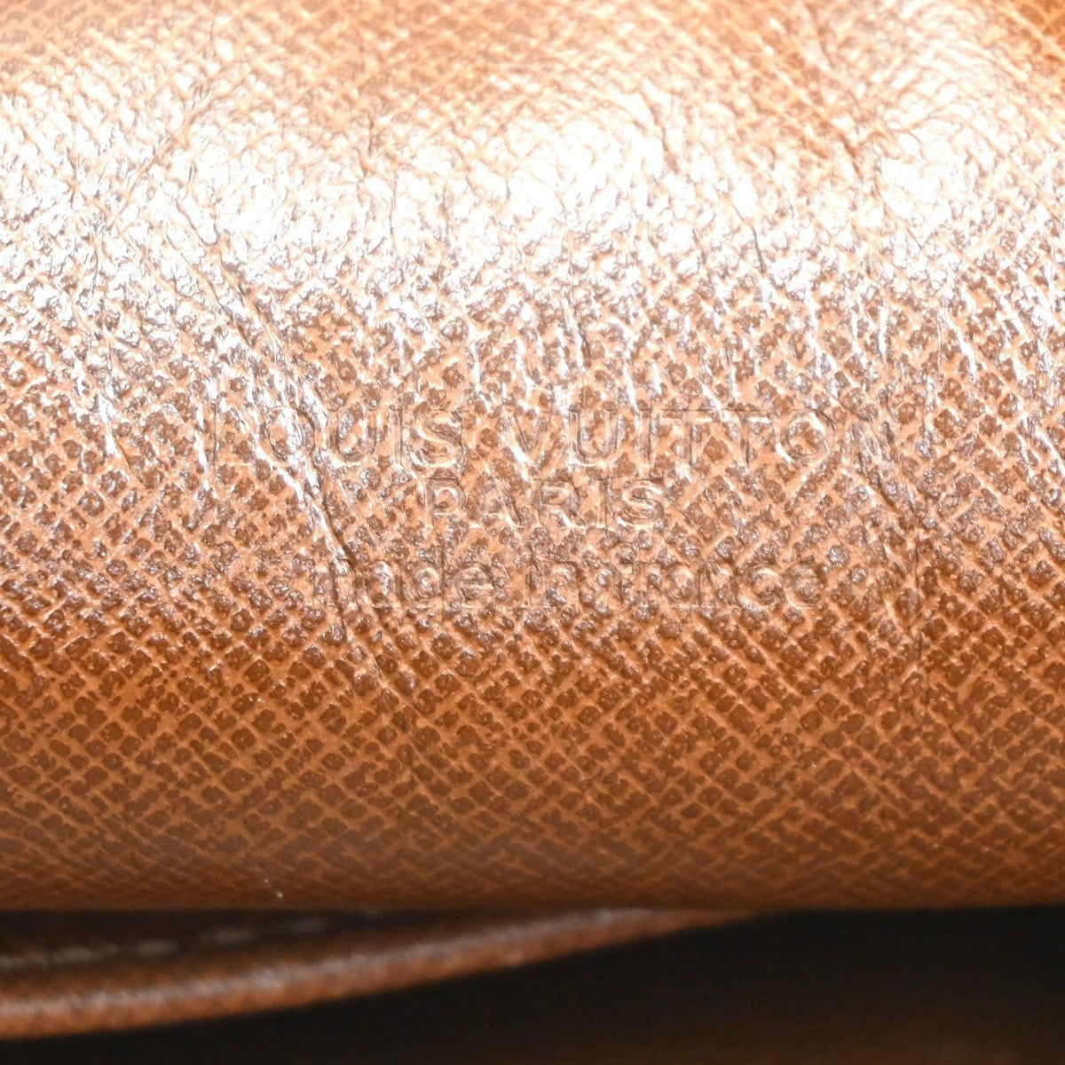 LOUIS VUITTON Danube Shoulder Bag Monogram Leather Brown France M45266 38CA492