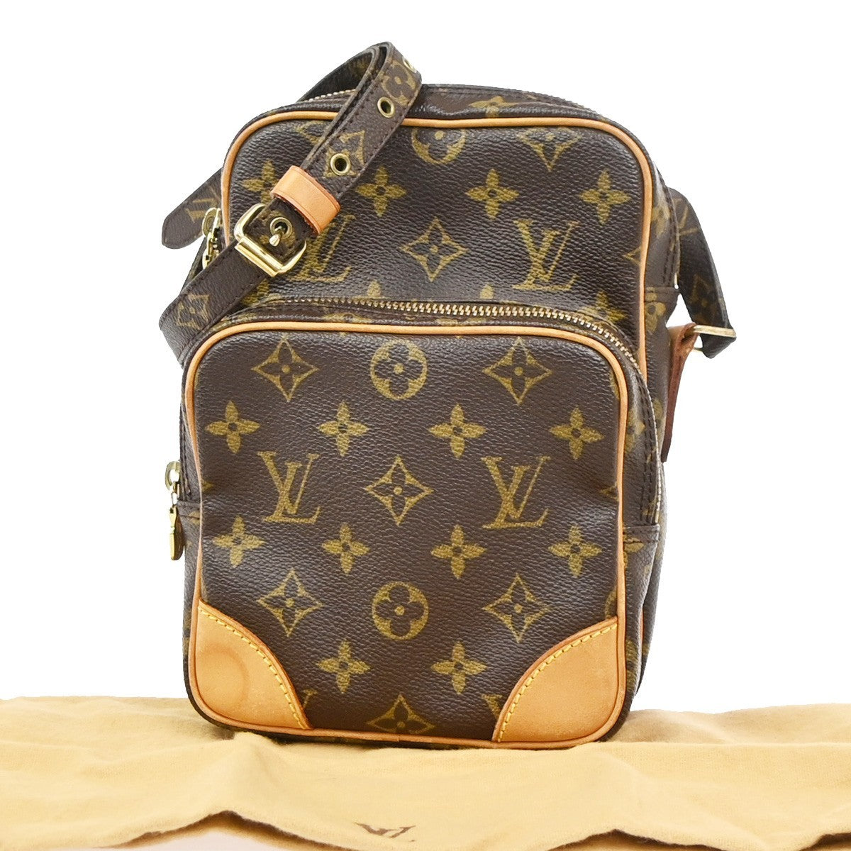 LOUIS VUITTON Amazon Crossbody Shoulder Bag Monogram Leather BN M45236 78KC696