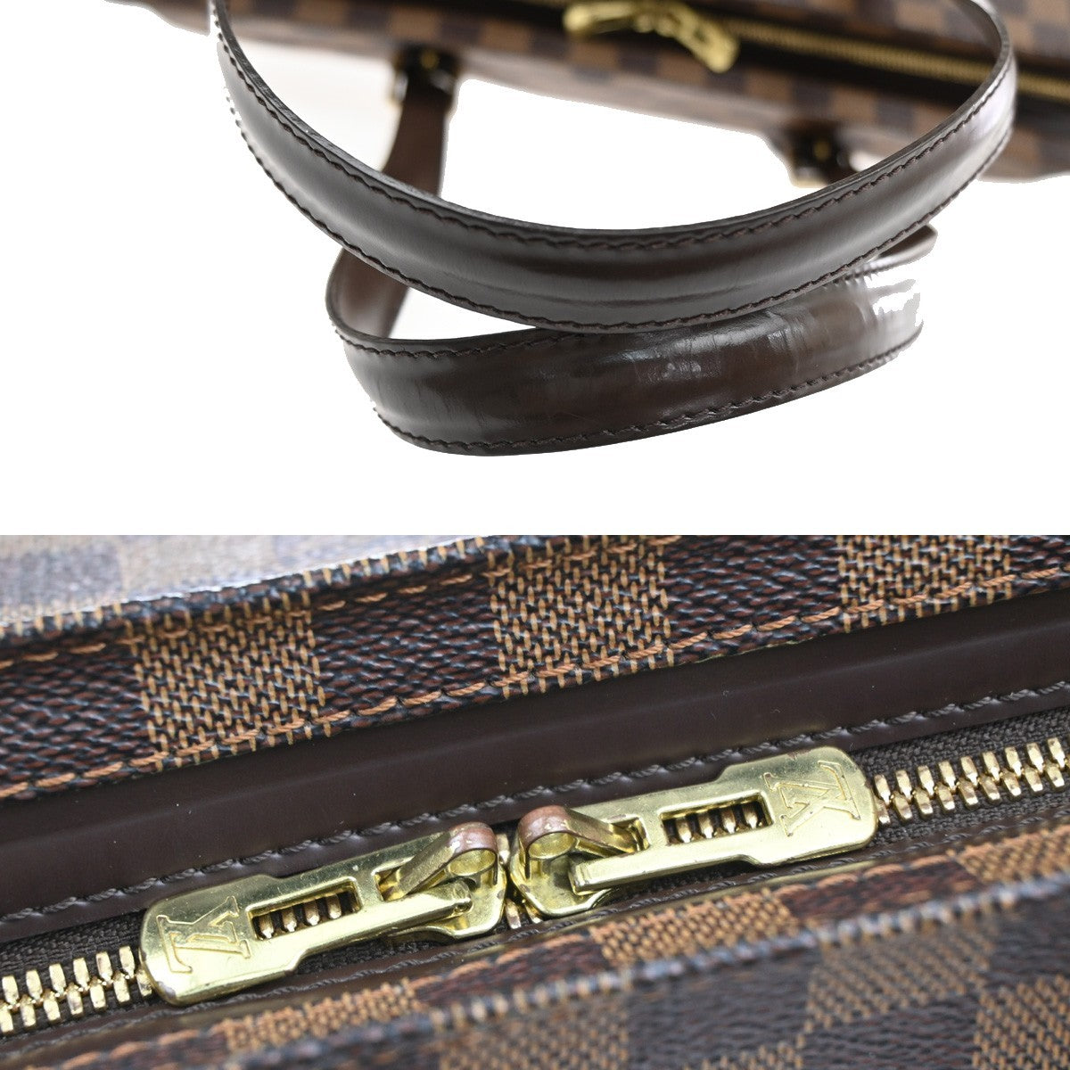 LOUIS VUITTON Chelsea Shoulder Tote Bag Damier Ebene Leather BN N51119 86YJ119