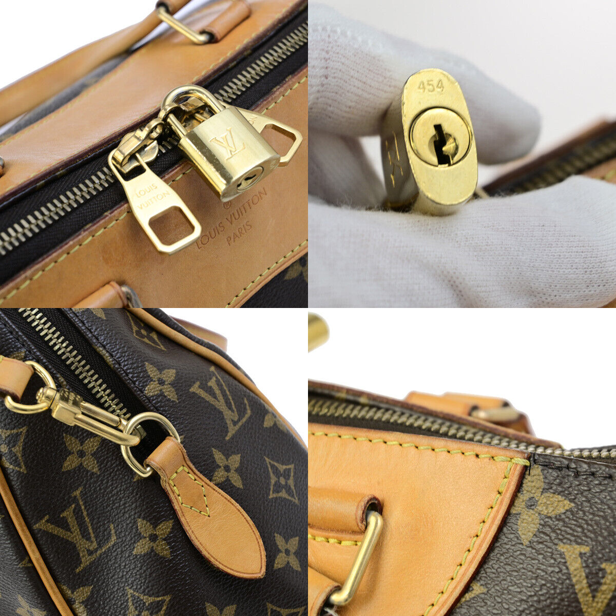 LOUIS VUITTON Retiro 2Way Hand Bag Monogram Leather BN Bordeaux M50056 29YG533