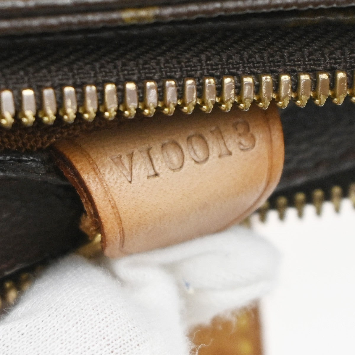 LOUIS VUITTON Cabas Piano Shoulder Bag Monogram Leather Brown M51148 87MA529