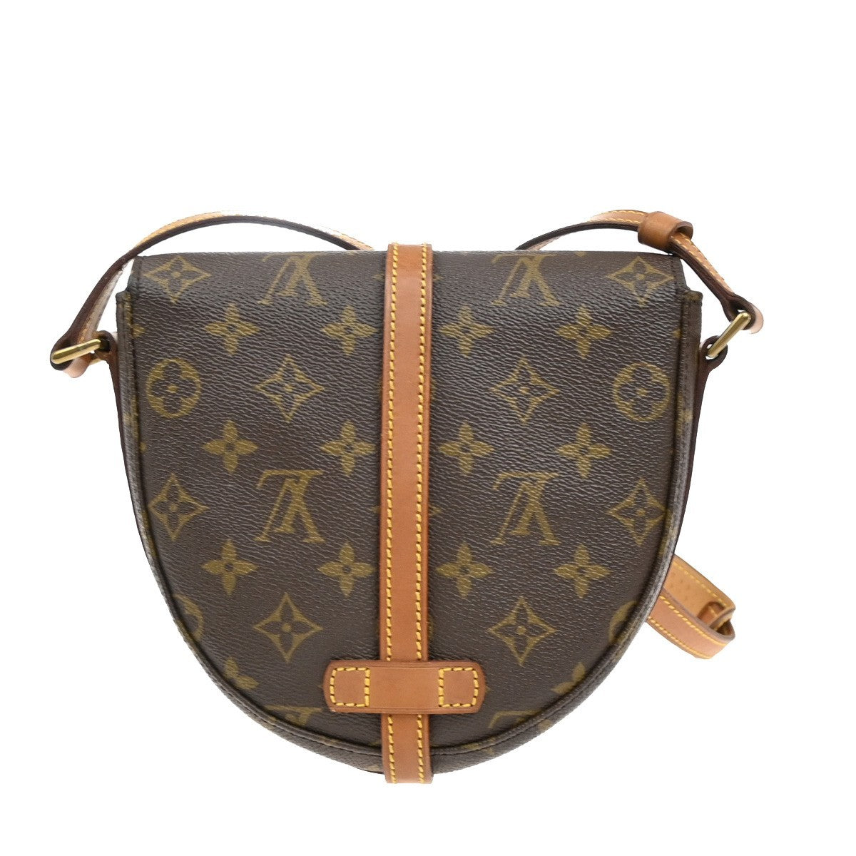 LOUIS VUITTON Chantilly PM Shoulder Bag Monogram Leather Brown M51234 30EF840