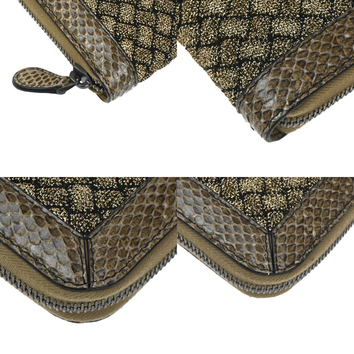 BOTTEGA VENETA  Intrecciato Zippy Long Wallet  Embossing Leather BN 64TA432