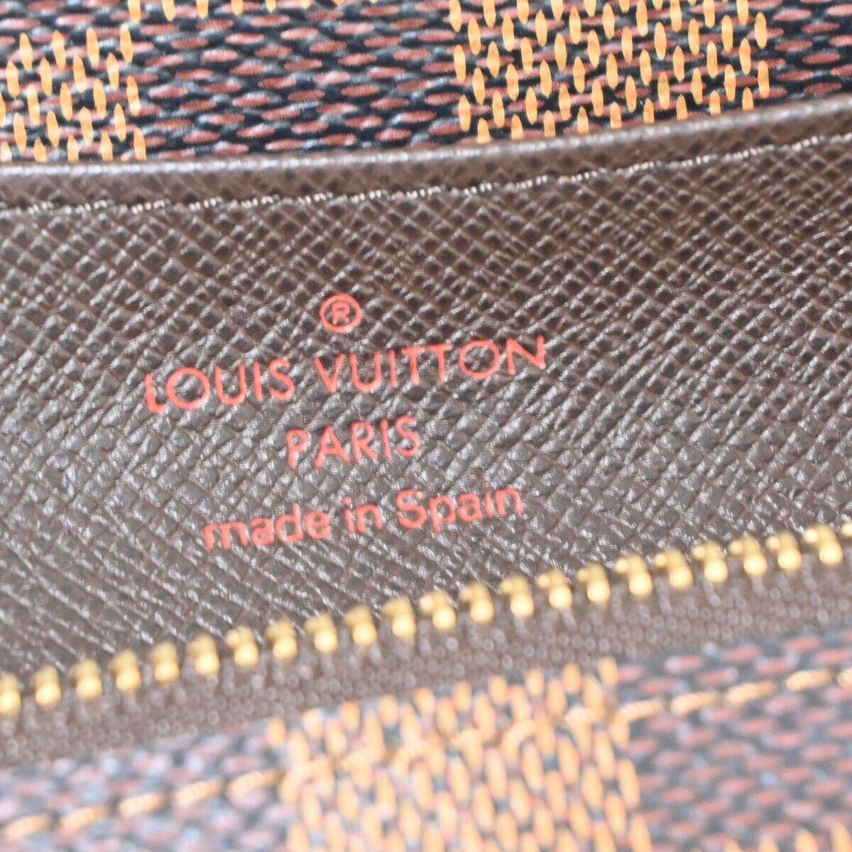 LOUIS VUITTON Portefeuille Emilie Long Bifold Wallet Damier Brown N63019 31RJ271