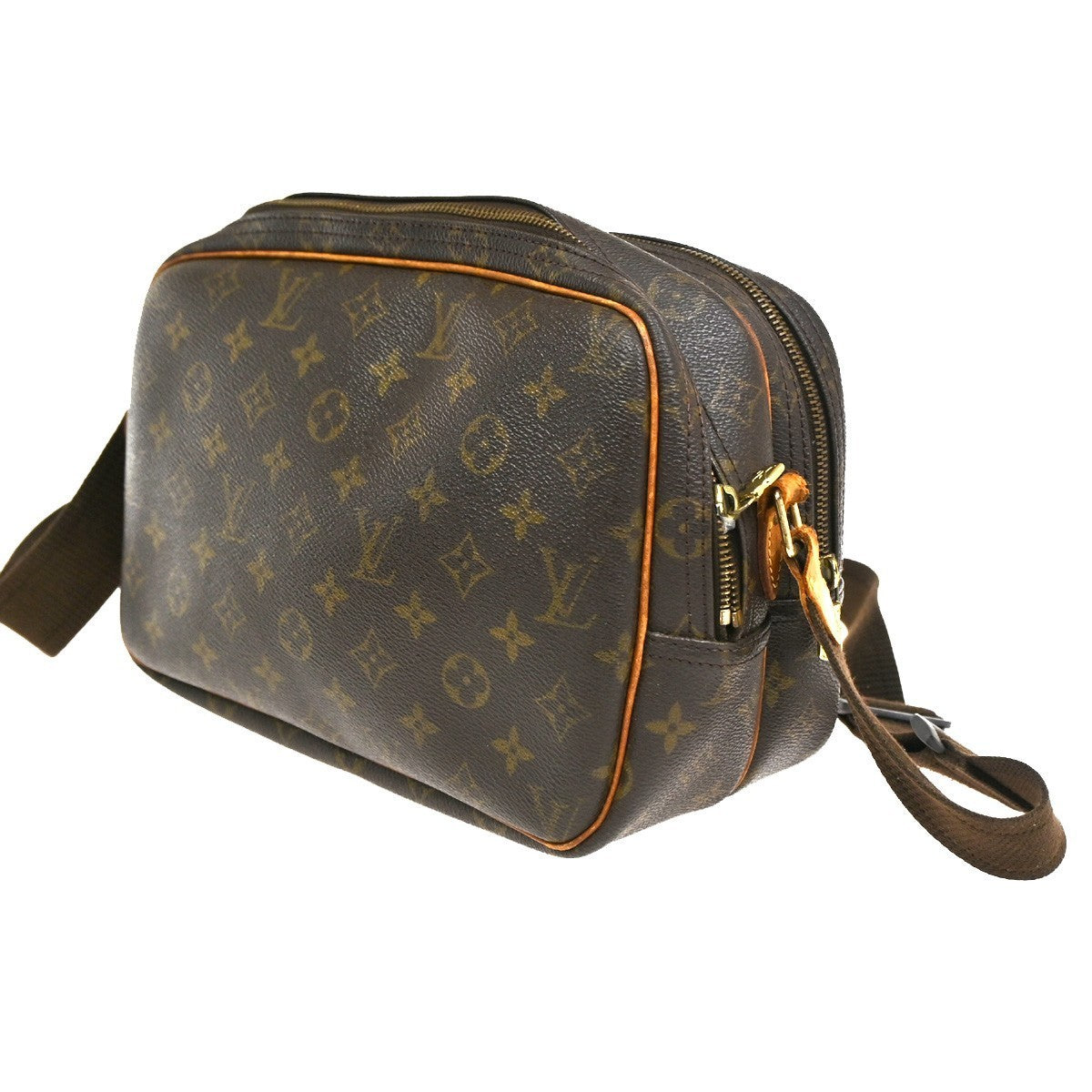 LOUIS VUITTON Reporter PM Crossbody Shoulder Bag Monogram Leather M45254 33KC297