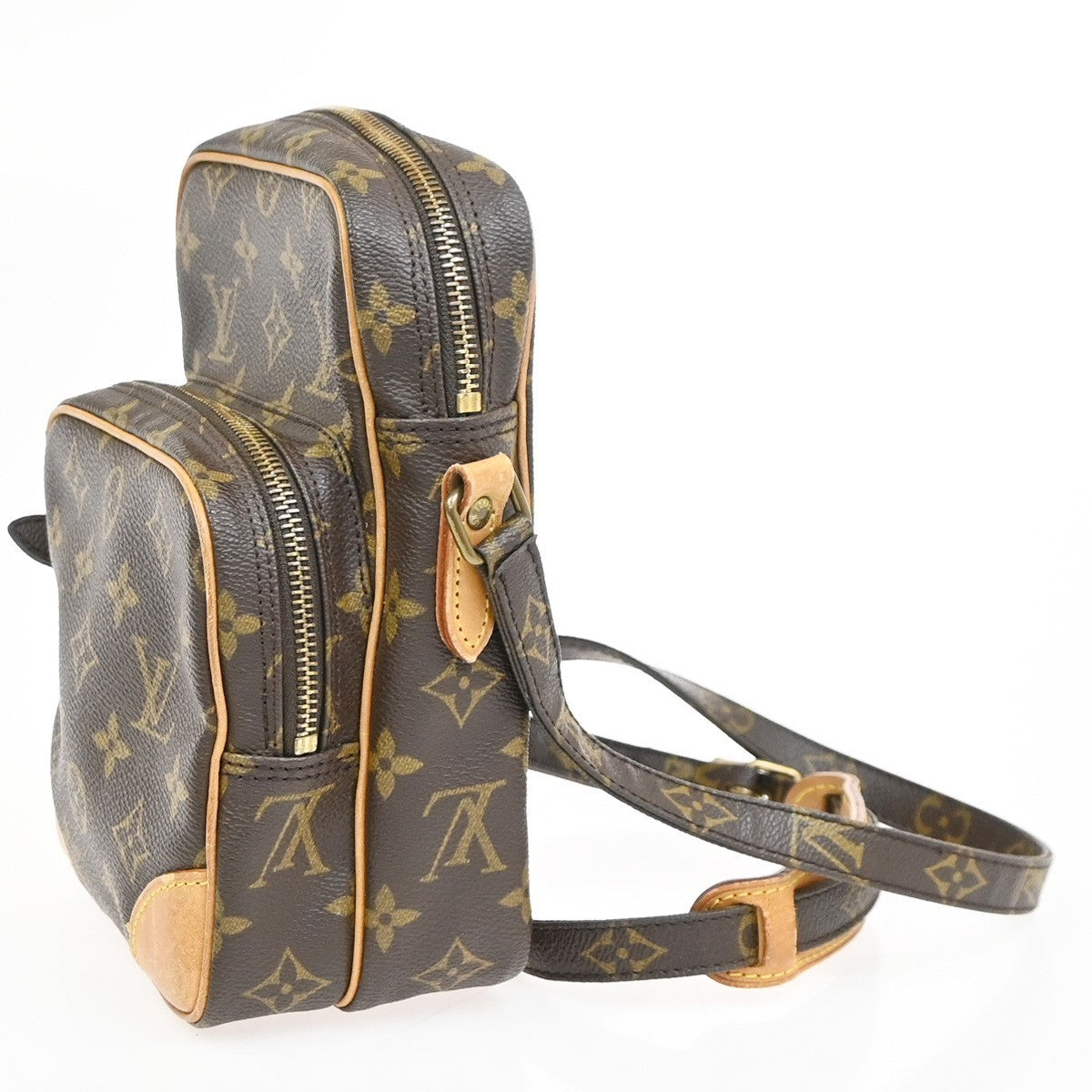 LOUIS VUITTON Amazon Crossbody Shoulder Bag Monogram Leather BN M45236 77KD089