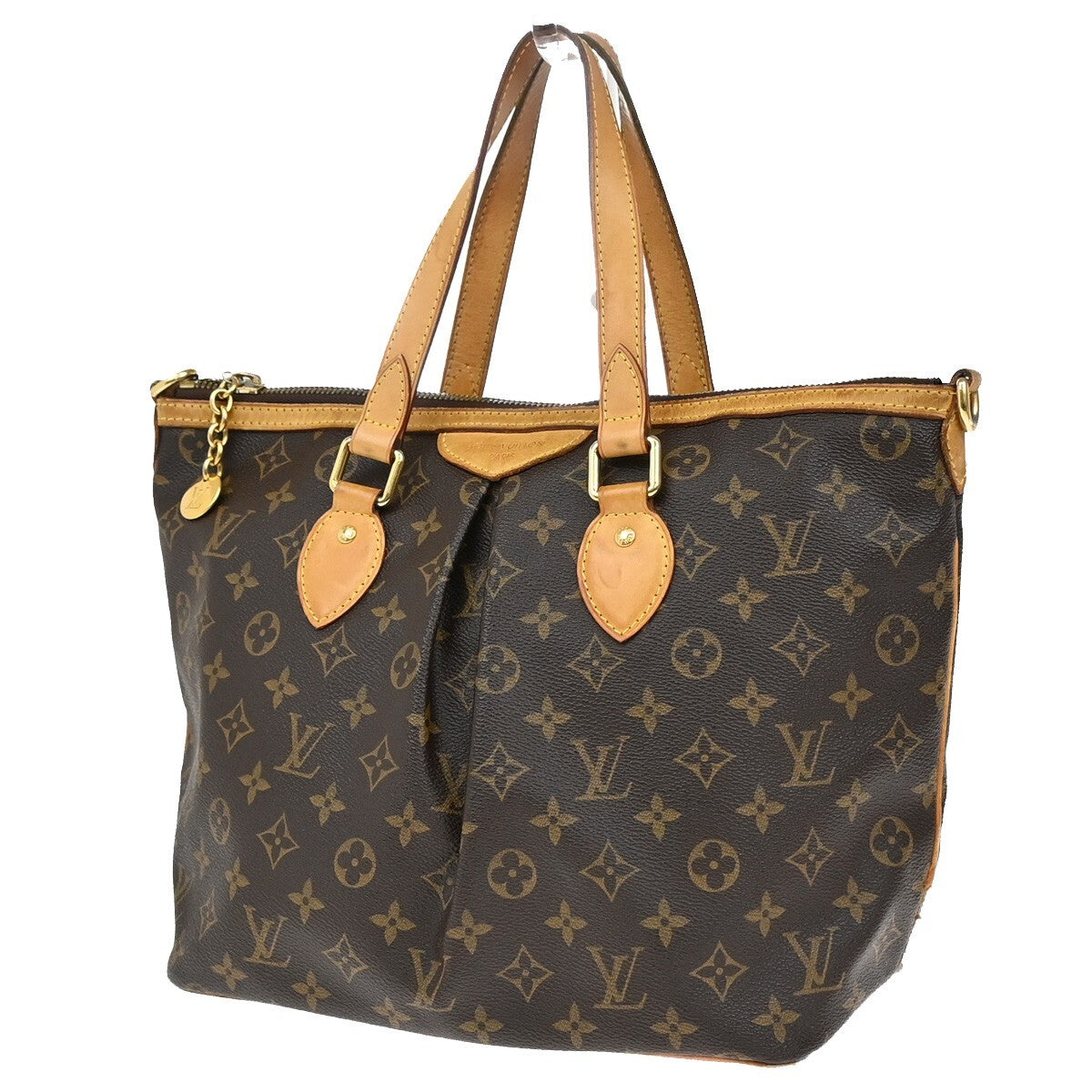 LOUIS VUITTON Palermo PM Shoulder Hand Bag Monogram Leather Brown M40145 88FB534