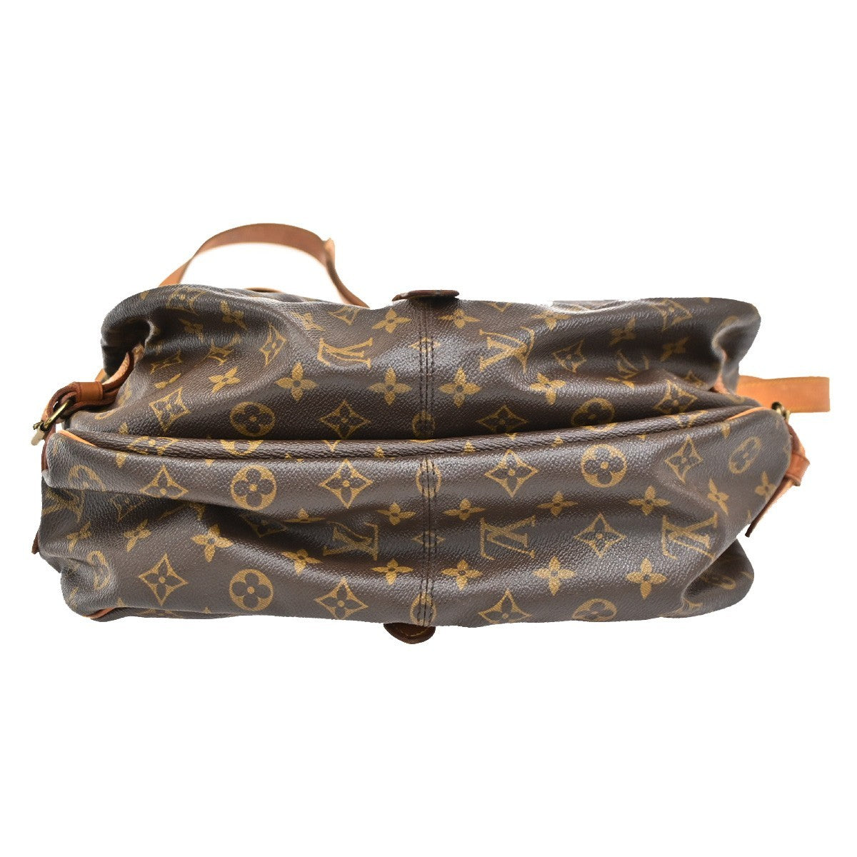 LOUIS VUITTON Saumur 35 Shoulder Bag Monogram Leather BN France M42254 70DA212