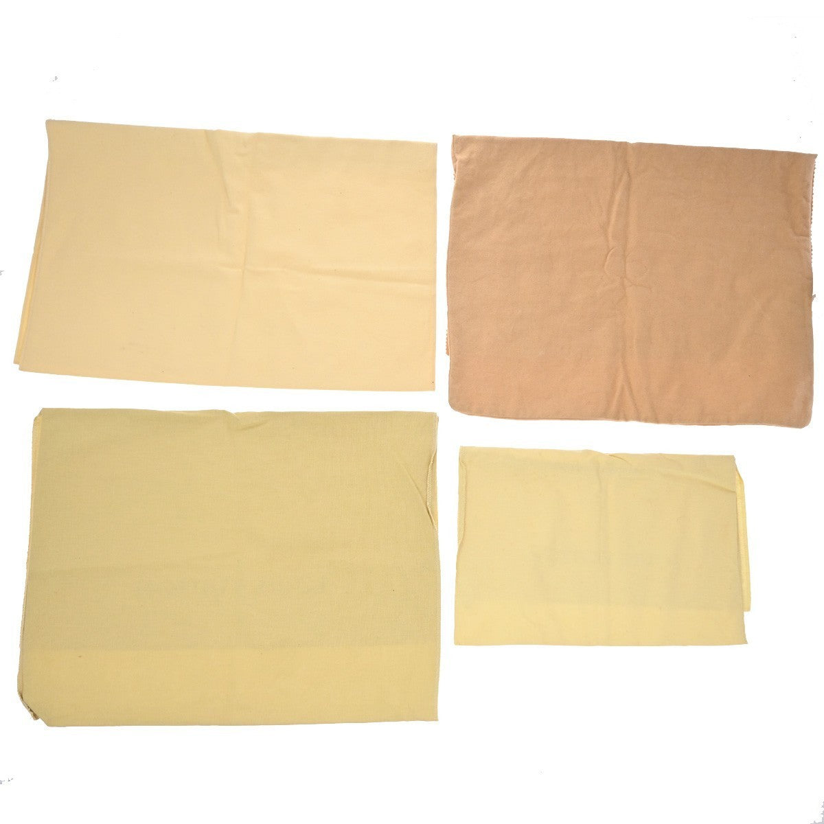 LOUIS VUITTON Logo 10 Set Dust Bag Drawstring Canvas Cotton Beige Brown 09KP188