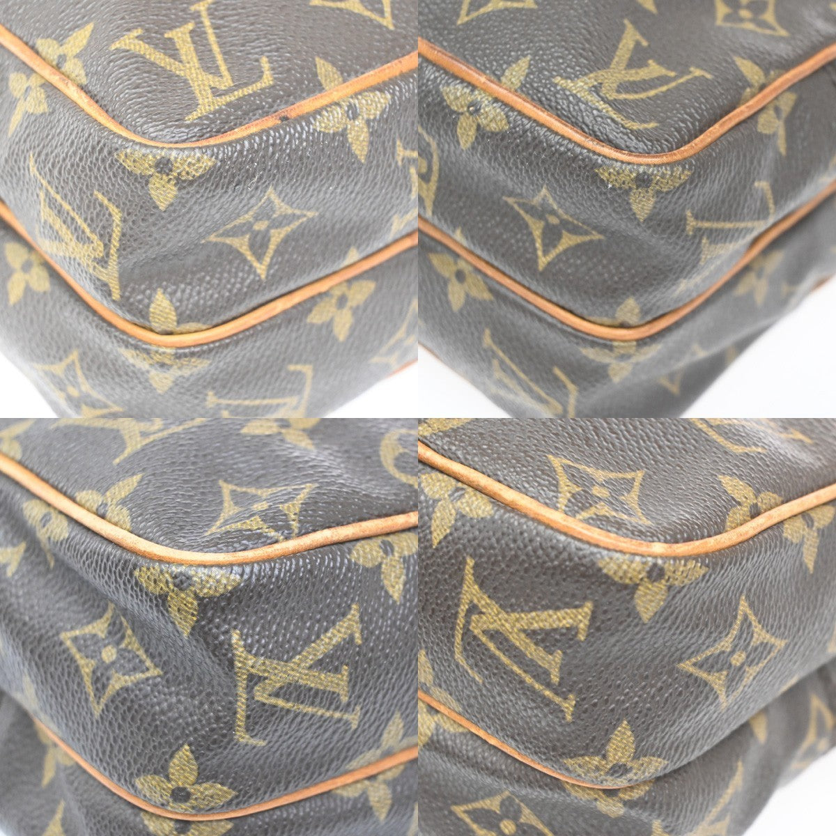LOUIS VUITTON Mini Amazon Shoulder Bag Monogram Leather Brown M45238 86KC377