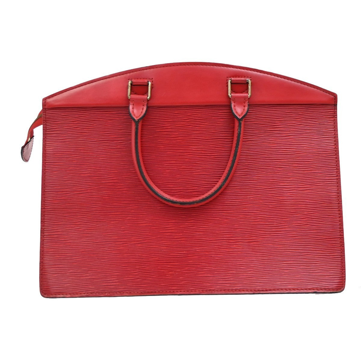 LOUIS VUITTON LV Logo Riviera Hand Bag Epi Leather Red France M48187 67KP503