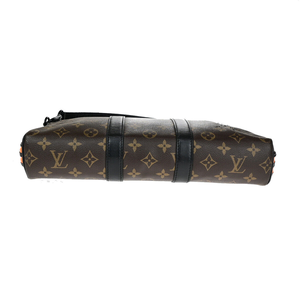 LOUIS VUITTON Keepall Pouch Hand Bag Monogram LV Friends Brown M80130 35YG829