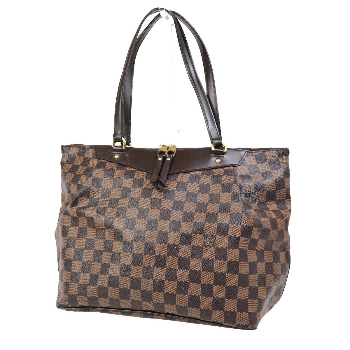 LOUIS VUITTON  Westminster GM Shoulder Bag Damier Ebene Leather N41103 18ED316