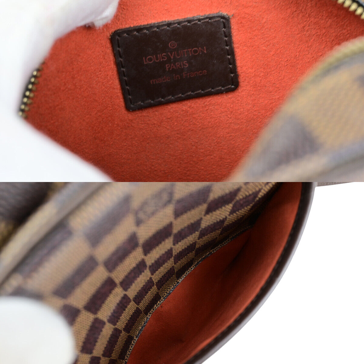 LOUIS VUITTON Ipanema PM Shoulder Bag Damier Ebene Leather Brown N51294 74YG089