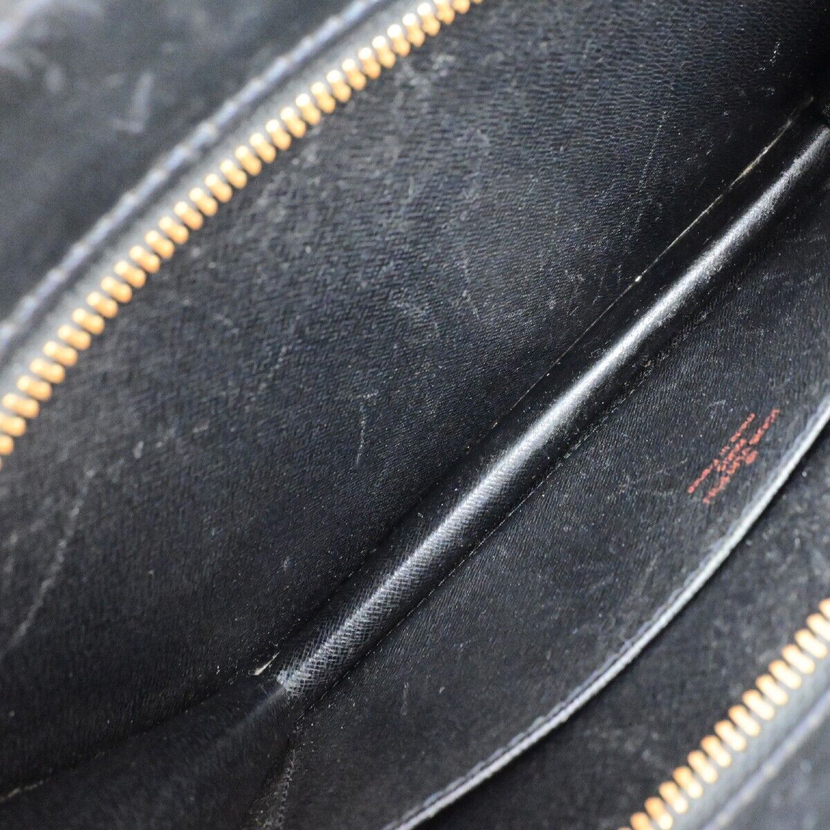 LOUIS VUITTON LV Pochette Homme Clutch Hand Bag Epi Leather Black M52522 05EC136