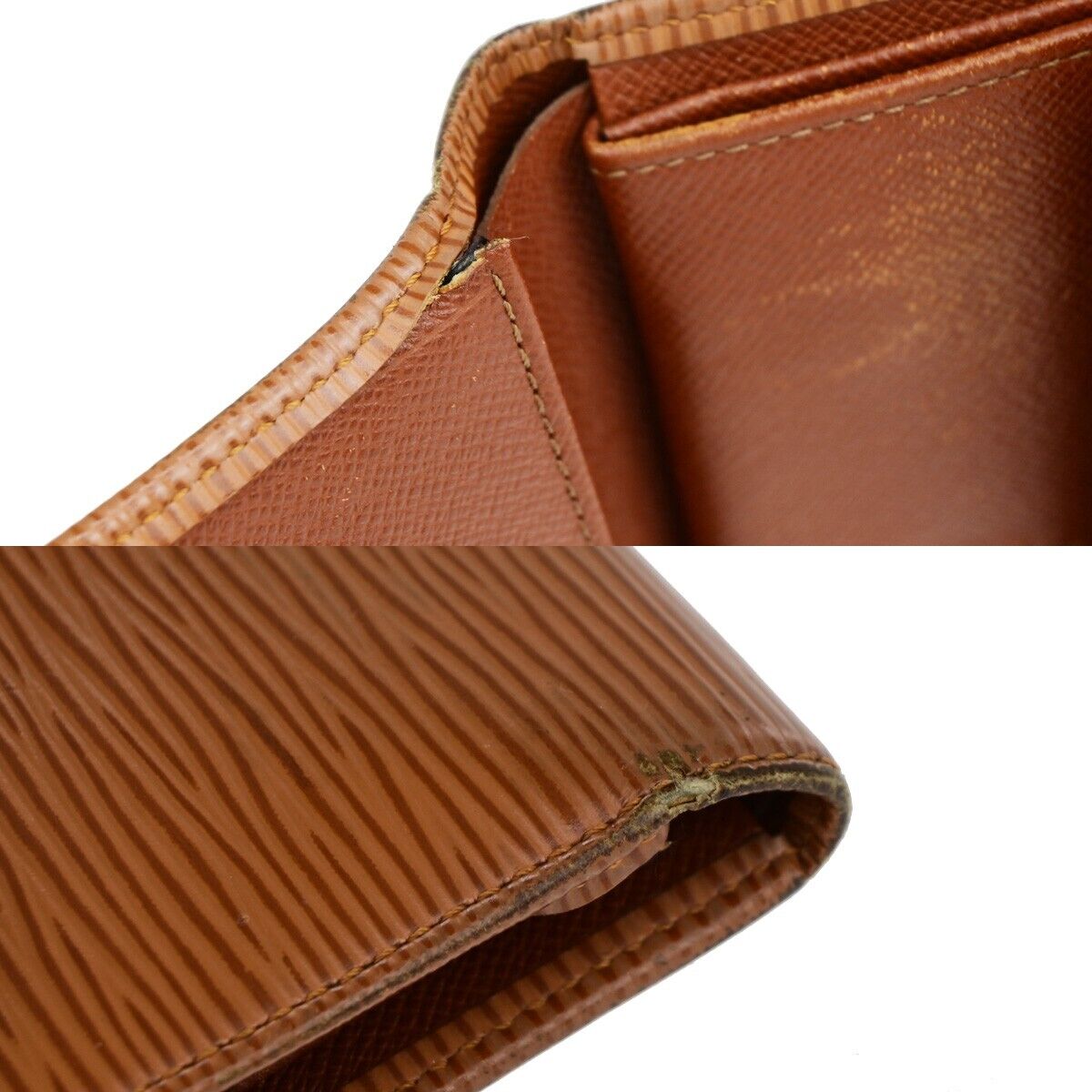 LOUIS VUITTON Porte Tresor Etui Papier Trifold Wallet Epi BN M63173 07EB262