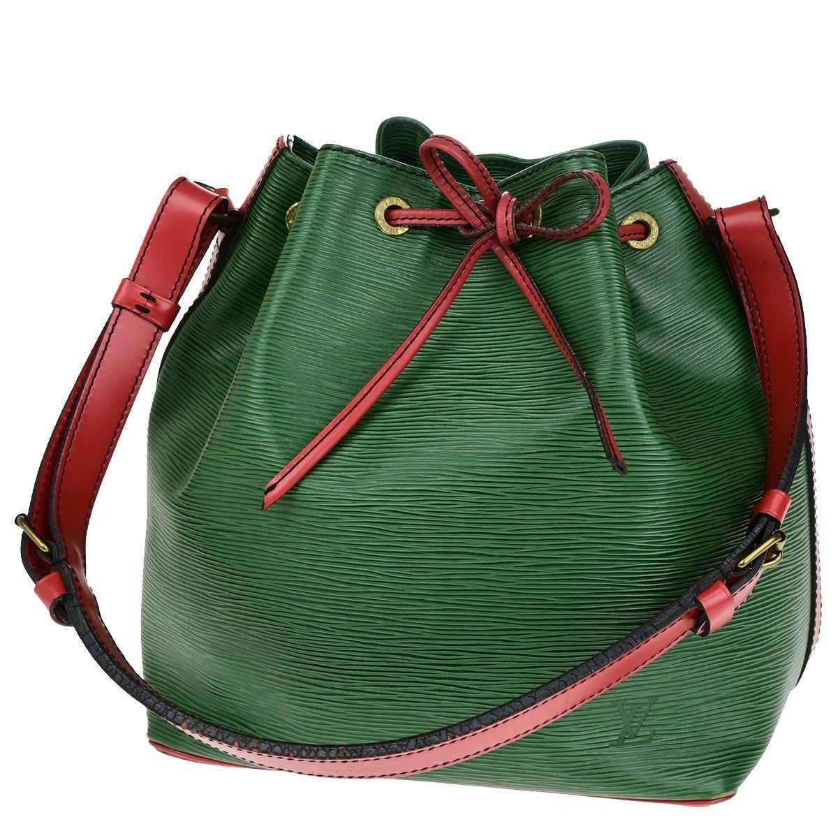LOUIS VUITTON Petit Noe Drawstring Shoulder Bag Epi Leather GN RD M44147 64YG725
