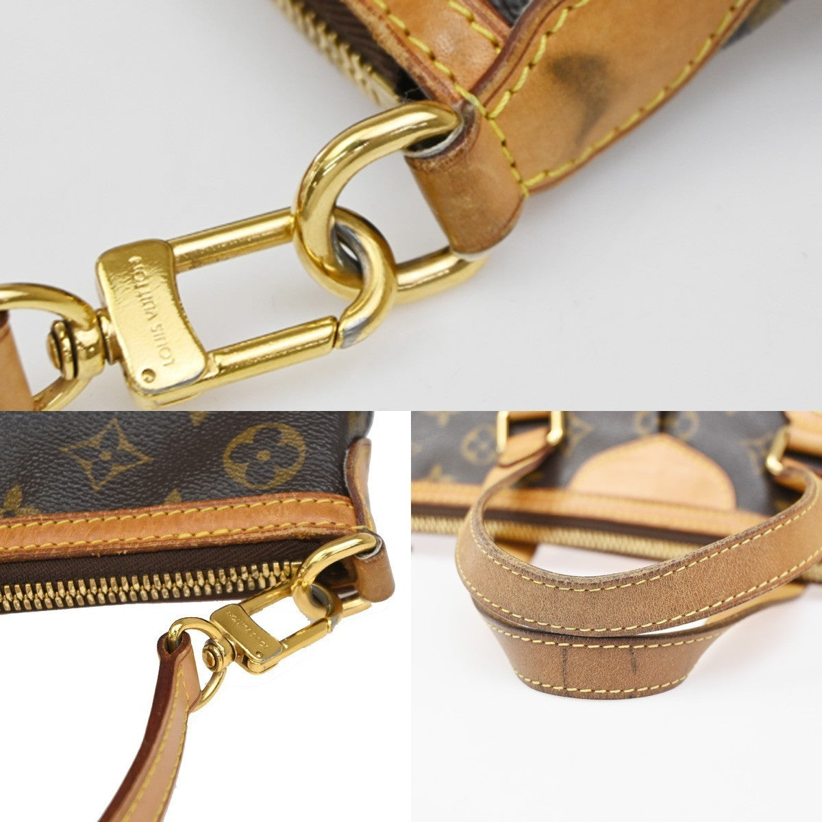 LOUIS VUITTON Palermo PM Shoulder Hand Bag Monogram Leather BN M40145 90CA615