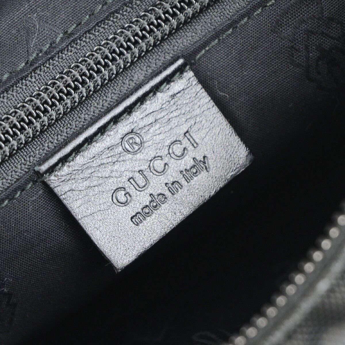 GUCCI Imprime GG Pattern Crossbody Mini Shoulder Bag PVC Leather Black 82EC944