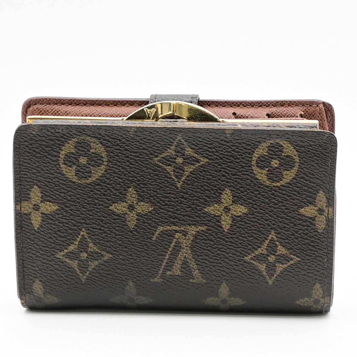 LOUIS VUITTON Porte Monnaie Viennois Bifold Wallet Monogram Brown M61663 01YE809