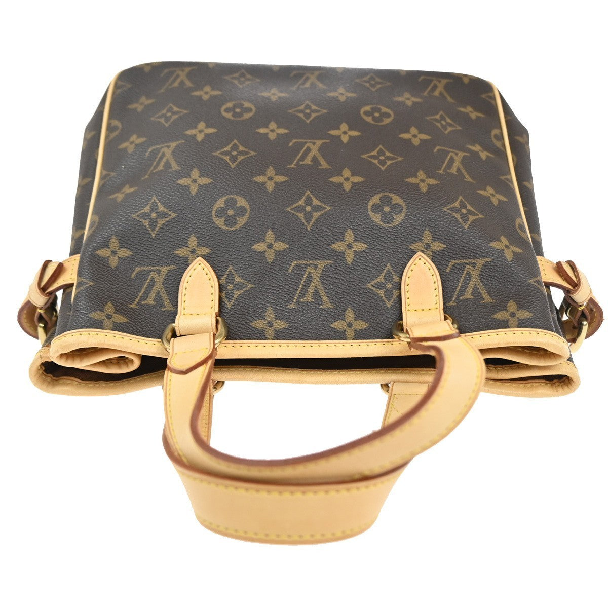 LOUIS VUITTON Batignolles Tote Hand Bag Monogram Leather Brown M51156 96MA205