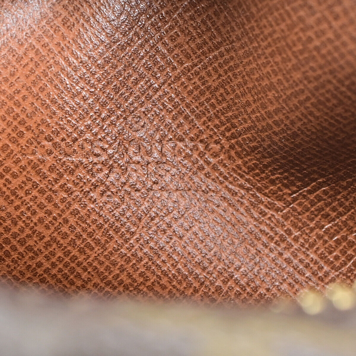 LOUIS VUITTON Danube Shoulder Bag Monogram Leather Brown France M45266 39YG596