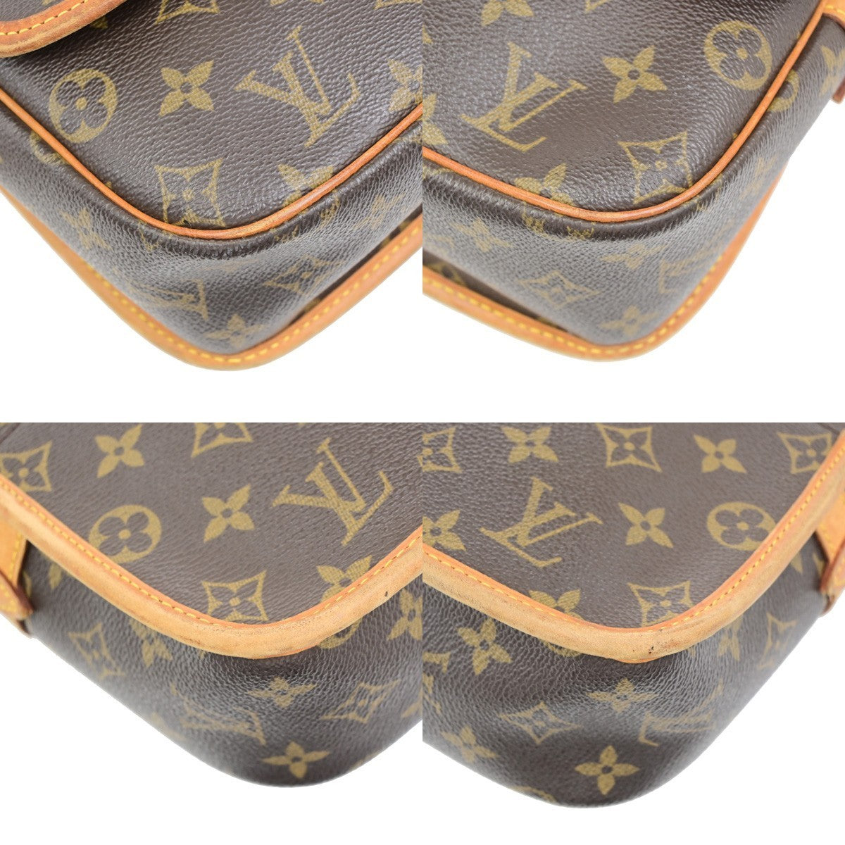 LOUIS VUITTON Sologne Shoulder Bag Monogram Leather Brown France M42250 16PA130