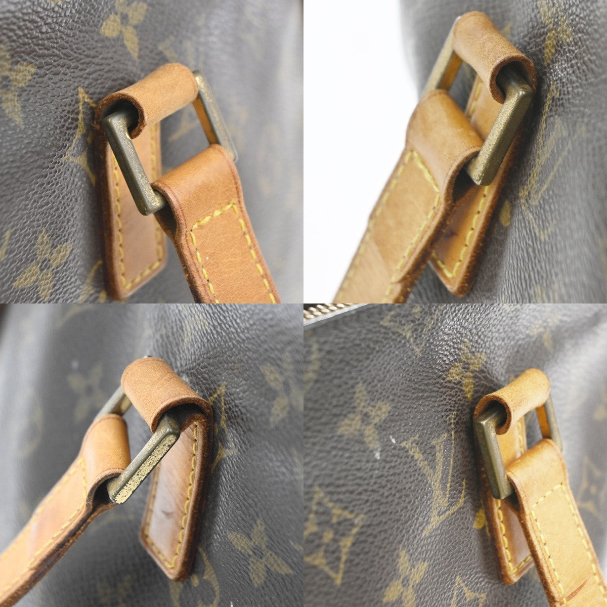 LOUIS VUITTON Cabas Piano Shoulder Bag Monogram Leather Brown USA M51148 82CA802