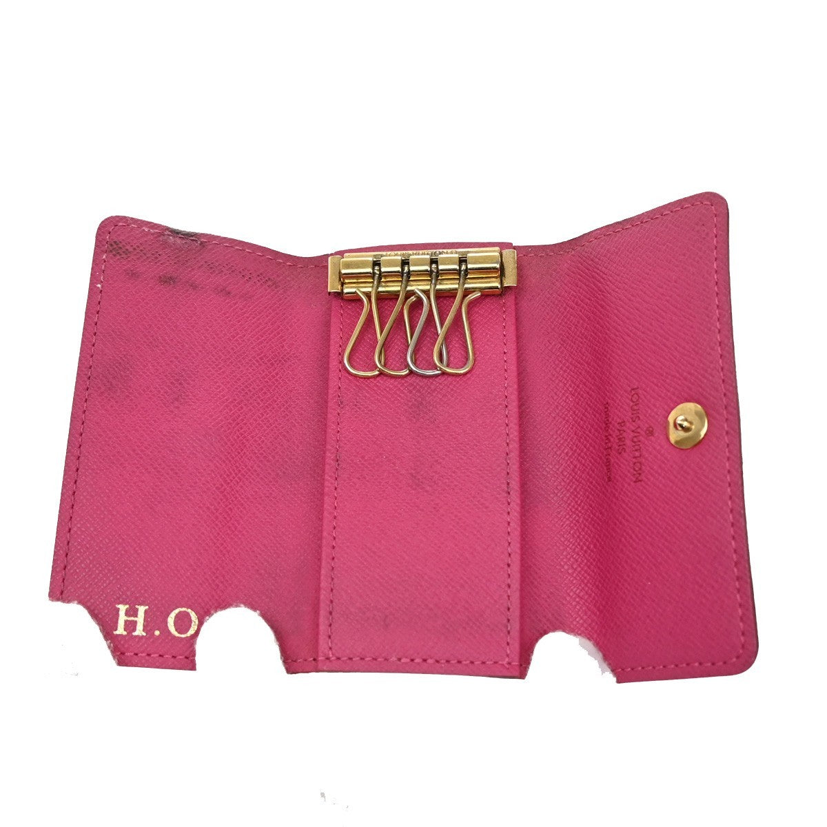 LOUIS VUITTON Multicles 4 Hooks Key Case Monogram Multi Black PK M93732 02AA121