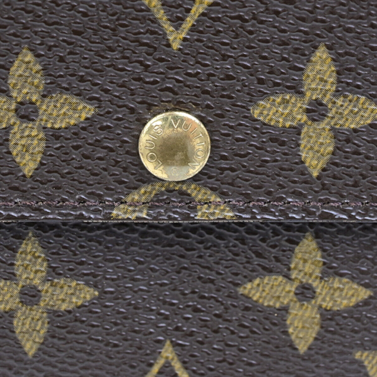 LOUIS VUITTON Porte Monnaie Credit Long Wallet Monogram Leather M61725 69YG495