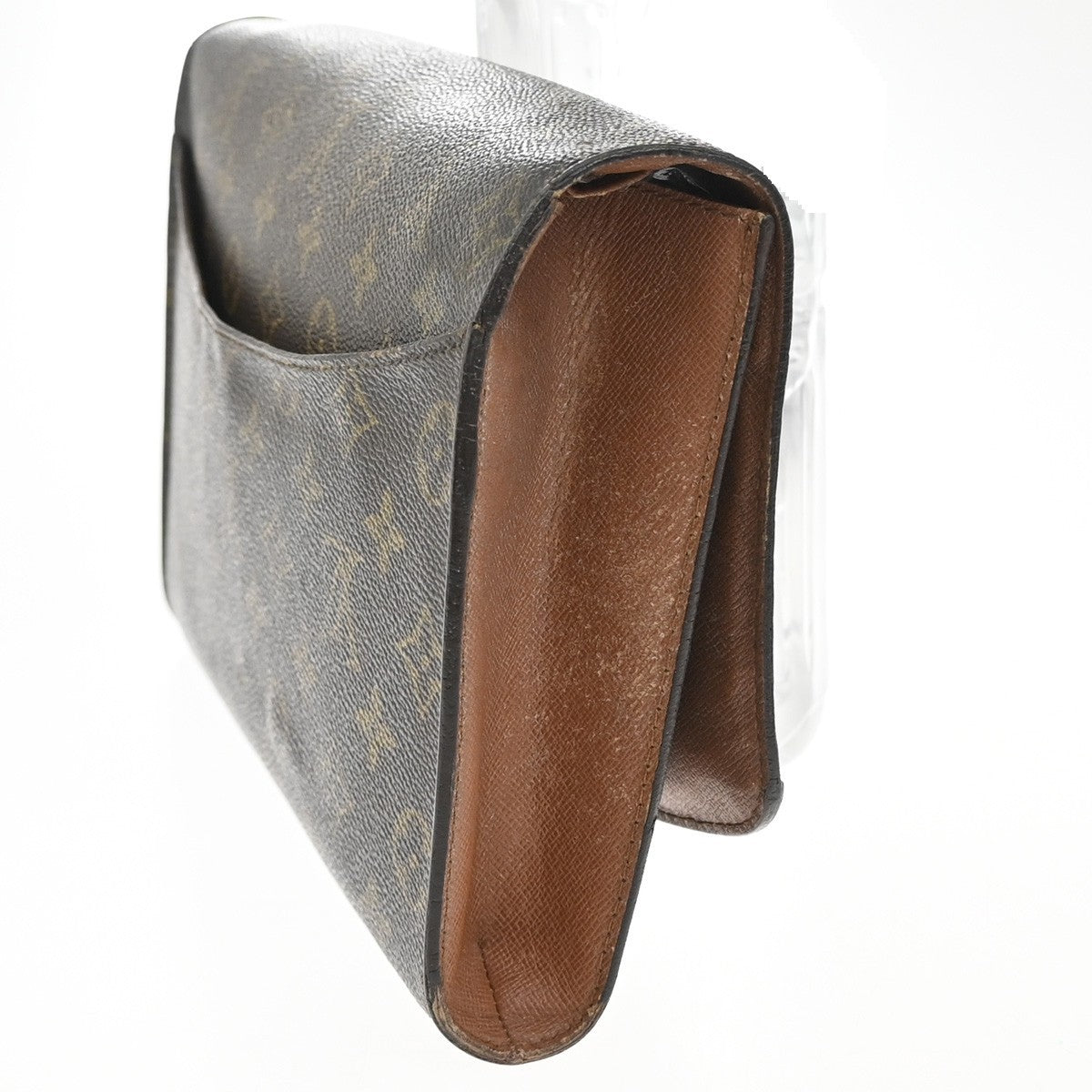 LOUIS VUITTON Bordeaux Clutch Bag Monogram Leather Brown M51797 01AA078