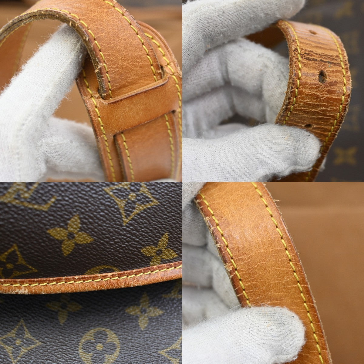LOUIS VUITTON Saumur 35 Shoulder Bag Monogram Leather BN France M42254 87KC044