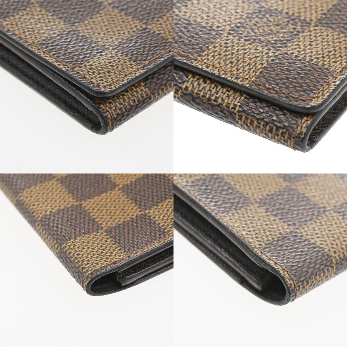 LOUIS VUITTON Cartes de Visite Card Case Damier Ebene Leather BN N62920 60KC594