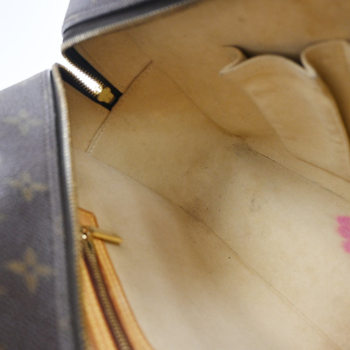 LOUIS VUITTON LV Logo Cite GM Shoulder Bag Monogram Leather Brown M51181 87KB424