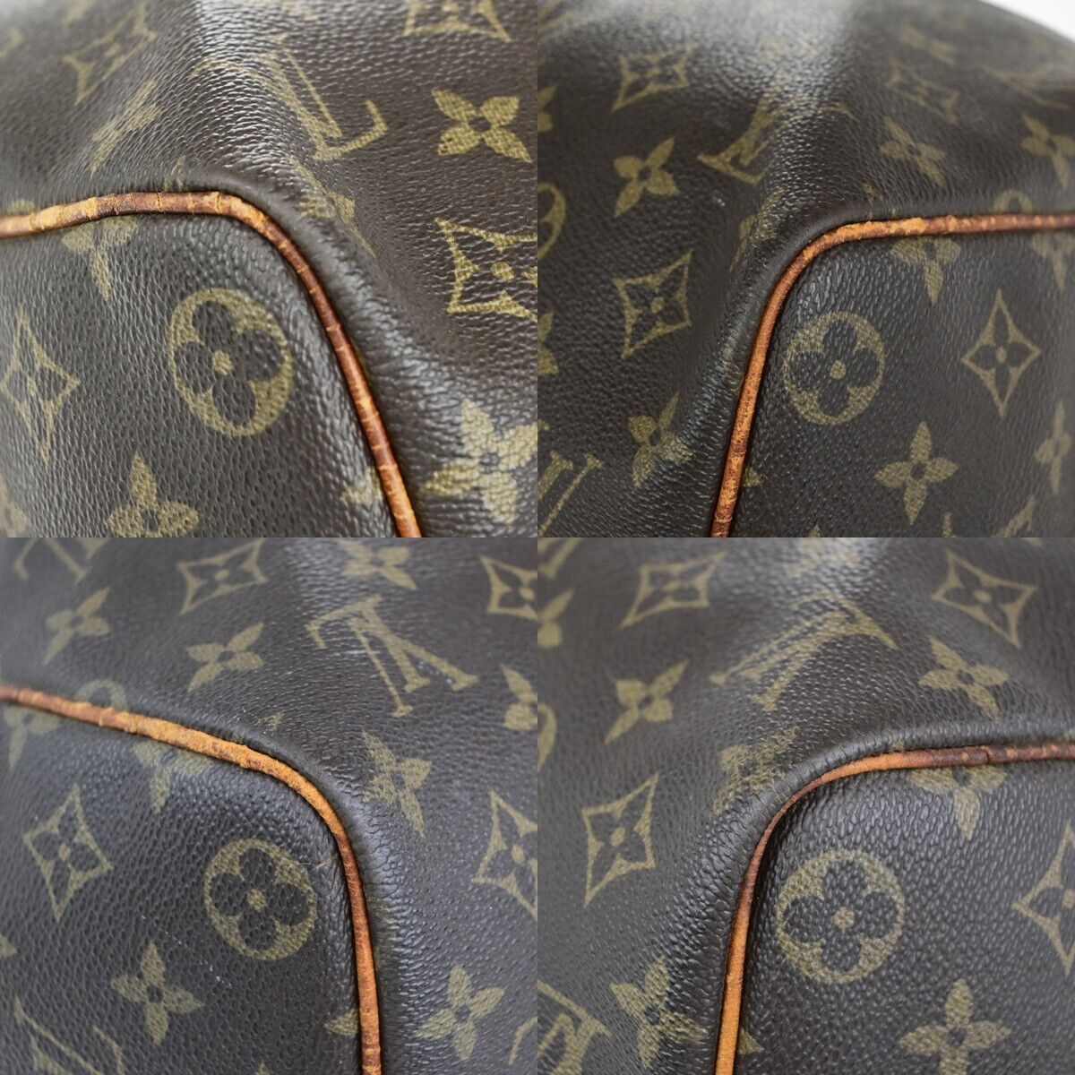 LOUIS VUITTON Keepall 45 Travel Hand Bag Monogram Leather Brown M41428 30ED017