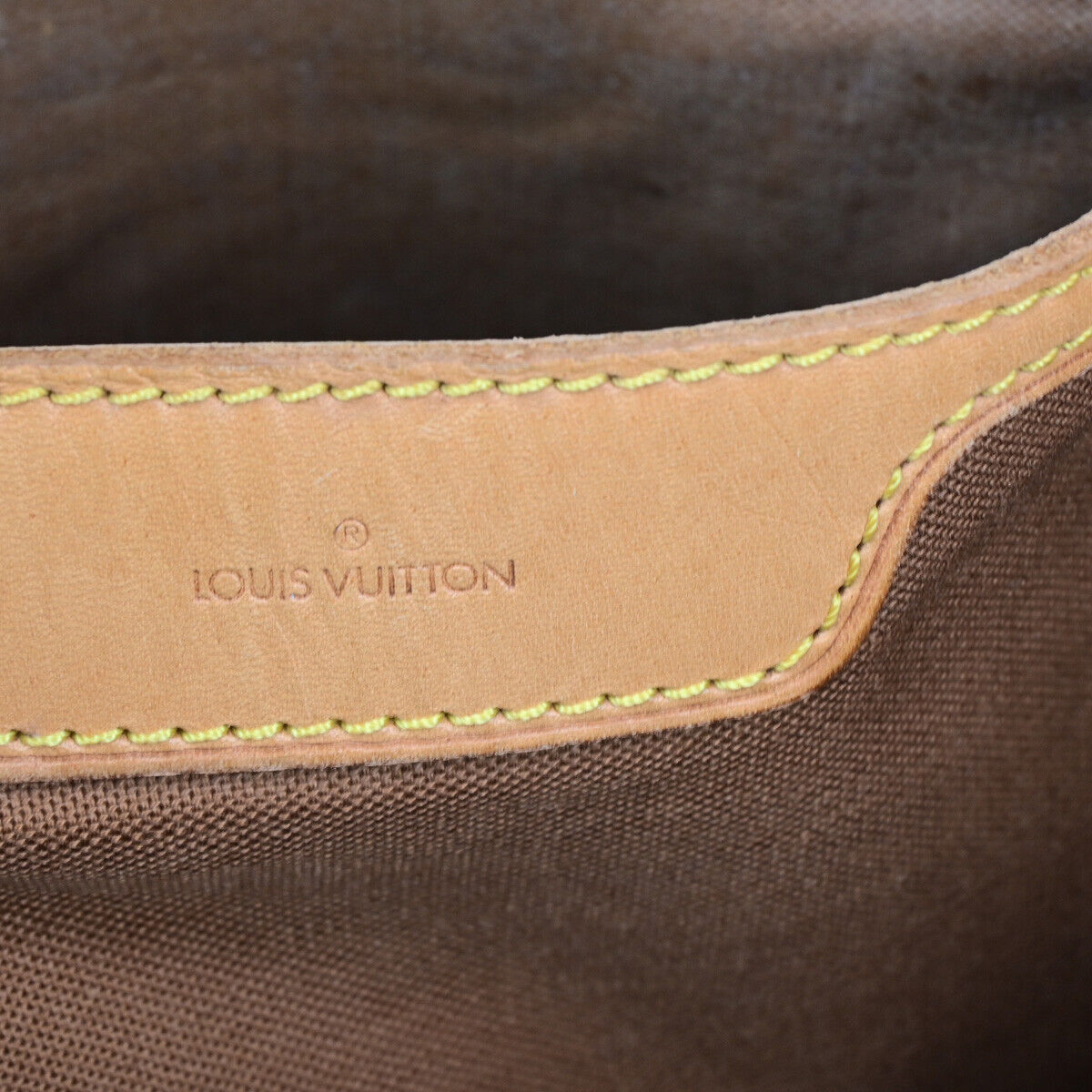 LOUIS VUITTON Flanerie 50 Shoulder Bag Monogram Leather Brown M51116 16YF071