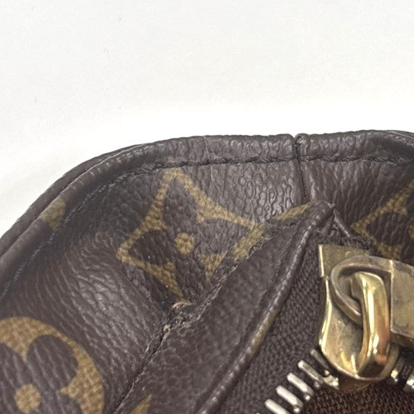 LOUIS VUITTON Cabas Mezzo Shoulder Bag Monogram Leather Brown M51151 73MA498