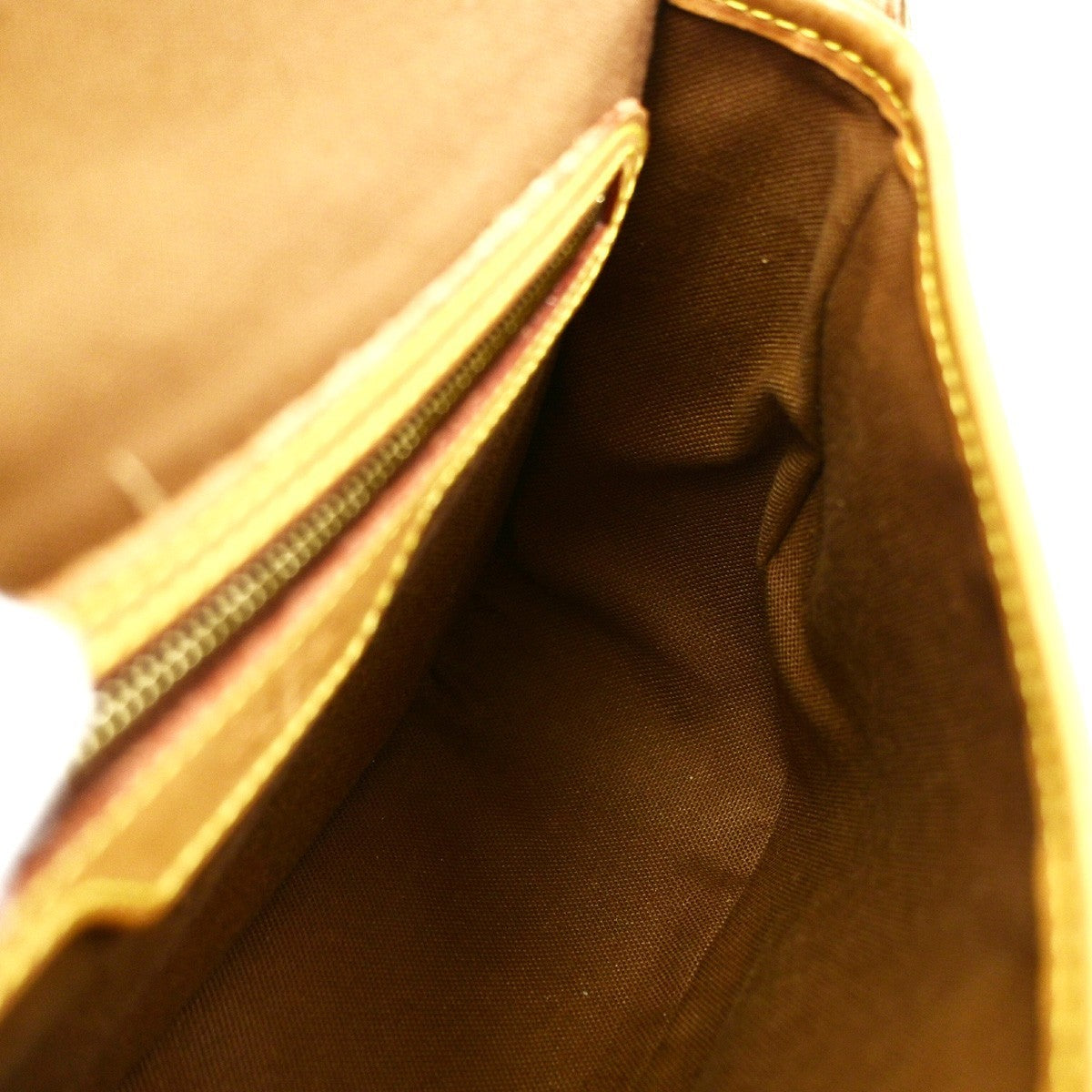 LOUIS VUITTON Sologne Shoulder Bag Monogram Leather Brown France M42250 41RQ082