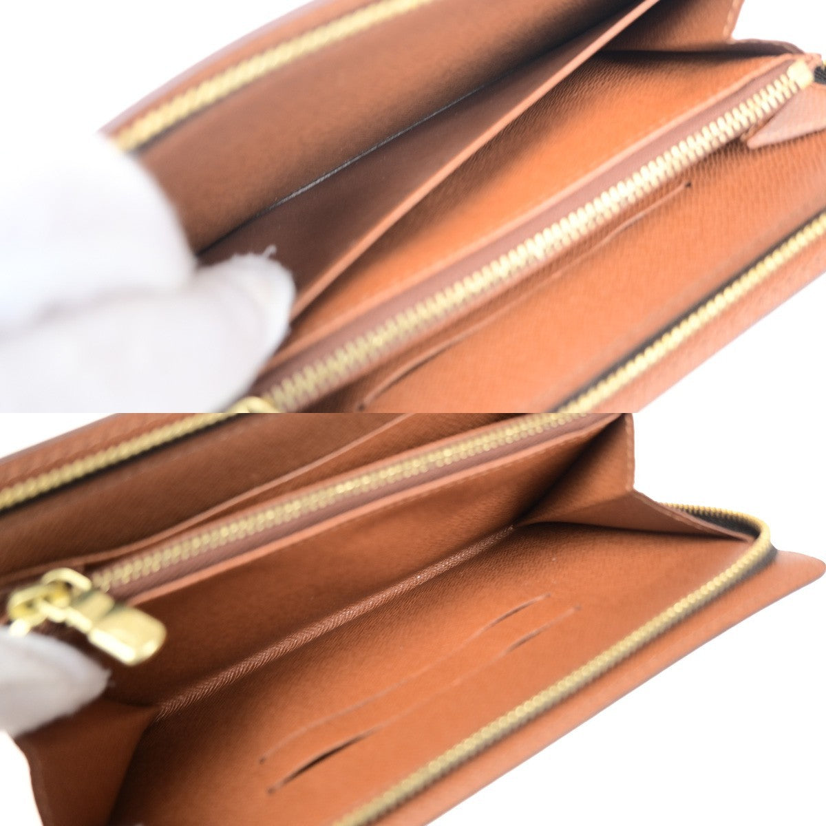 LOUIS VUITTON Porte Monnaie Zip Ling Wallet Monogram Leather BN M61727 80YJ246