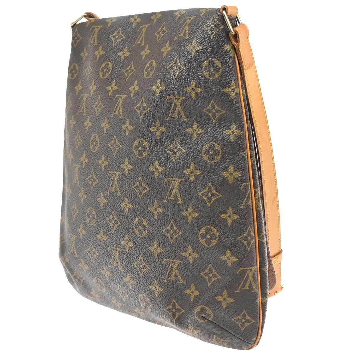 LOUIS VUITTON Musette Shoulder Bag Monogram Leather Brown France M51256 82KP595