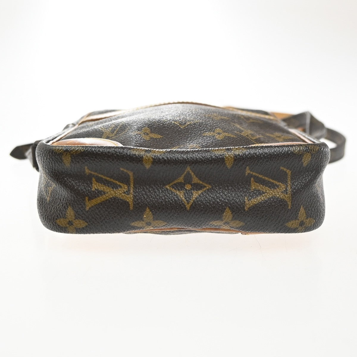 LOUIS VUITTON Danube Shoulder Bag Monogram Leather Brown France M45266 64MA169