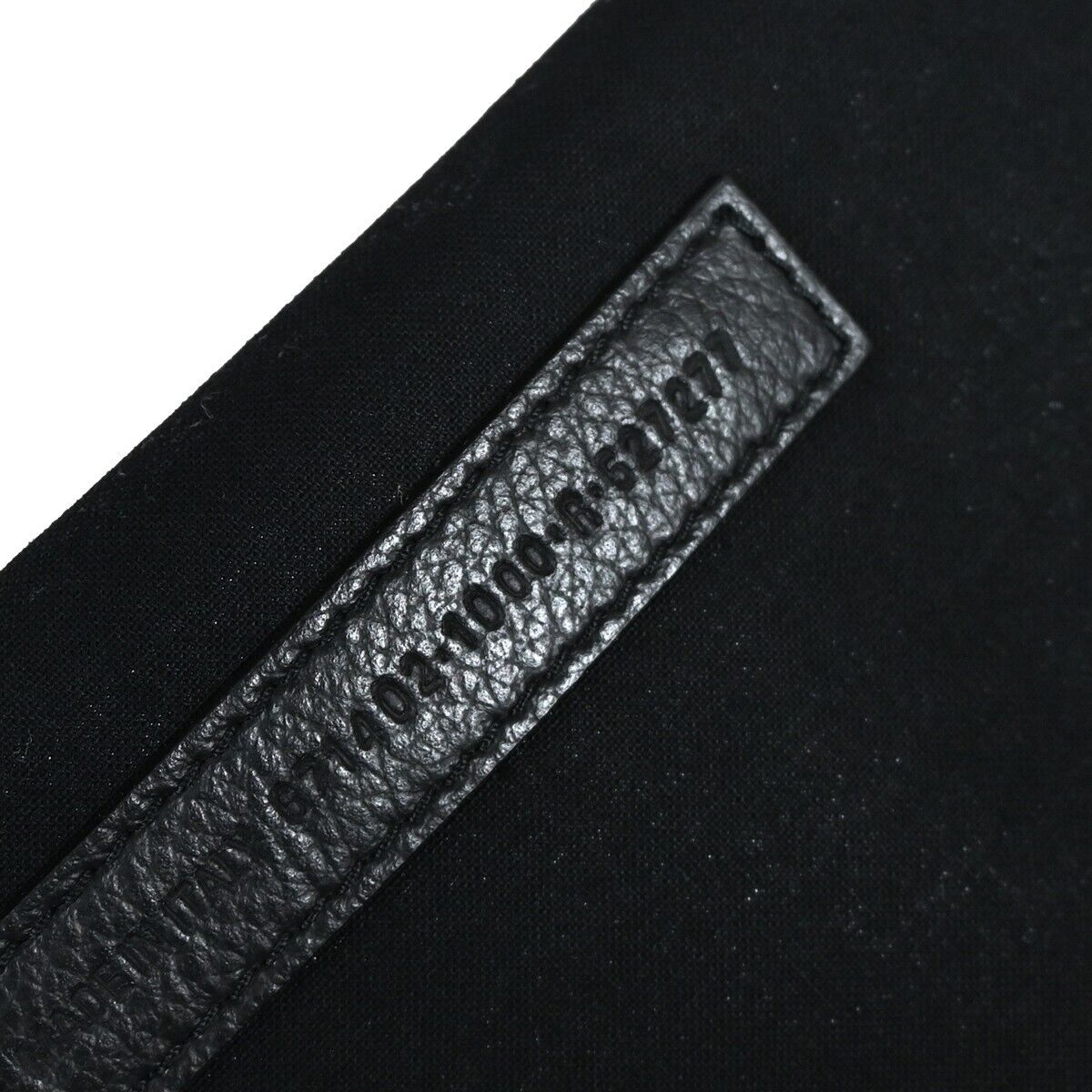 BALENCIAGA Logo Hardware Small Tote Bag Hand Bag Leather Black Italy 18GA901