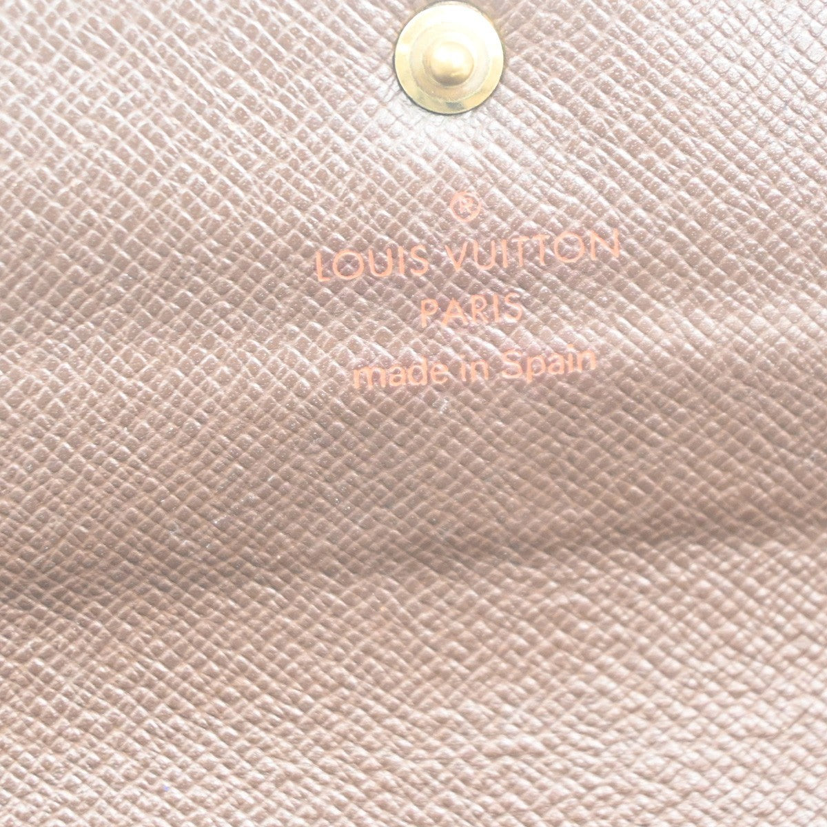 LOUIS VUITTON Porte Monnaie Credit Wallet Damier Ebene Leather BN N61724 02KC719