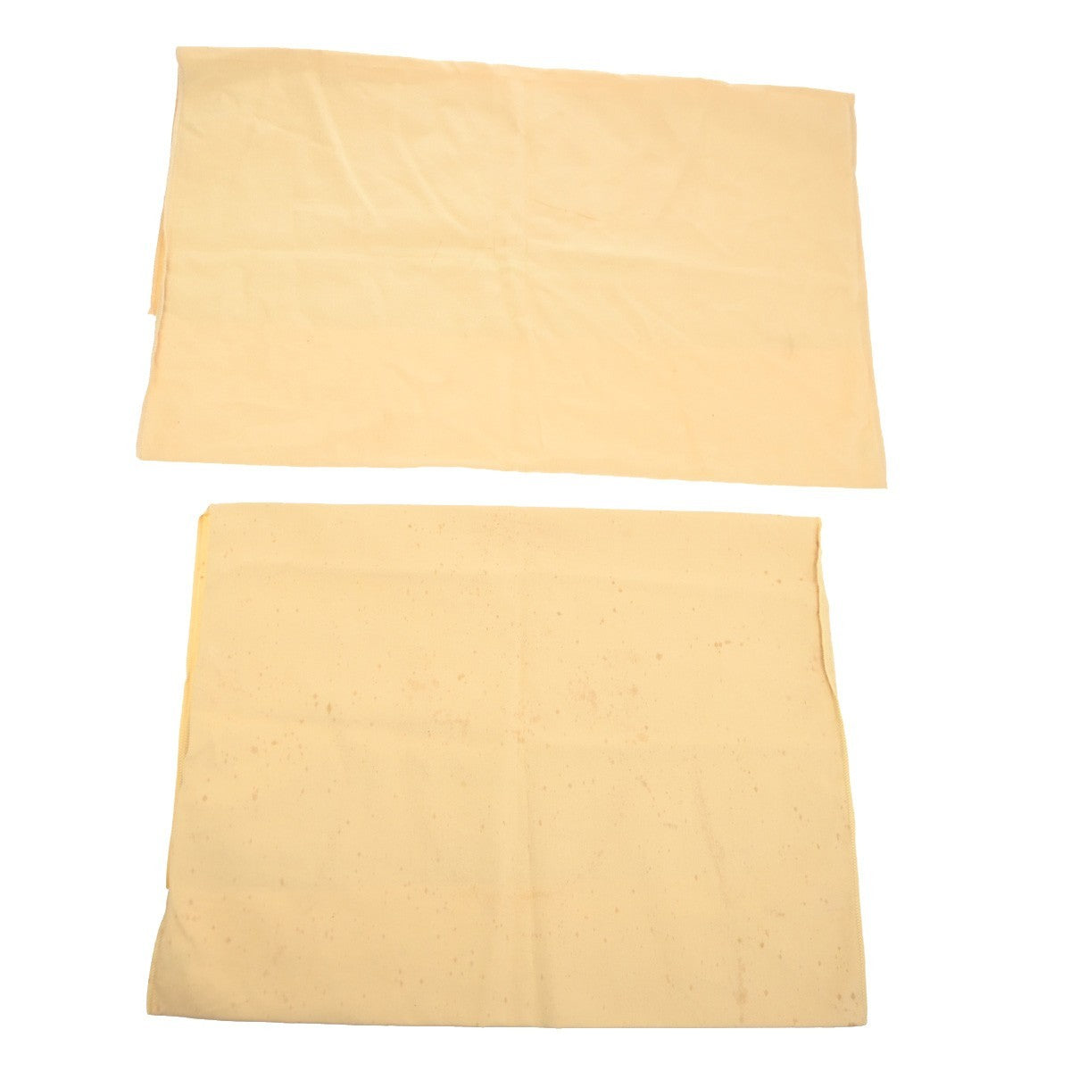LOUIS VUITTON Logo 10 Set Dust Bag Drawstring Canvas Cotton Beige Brown 05KC994