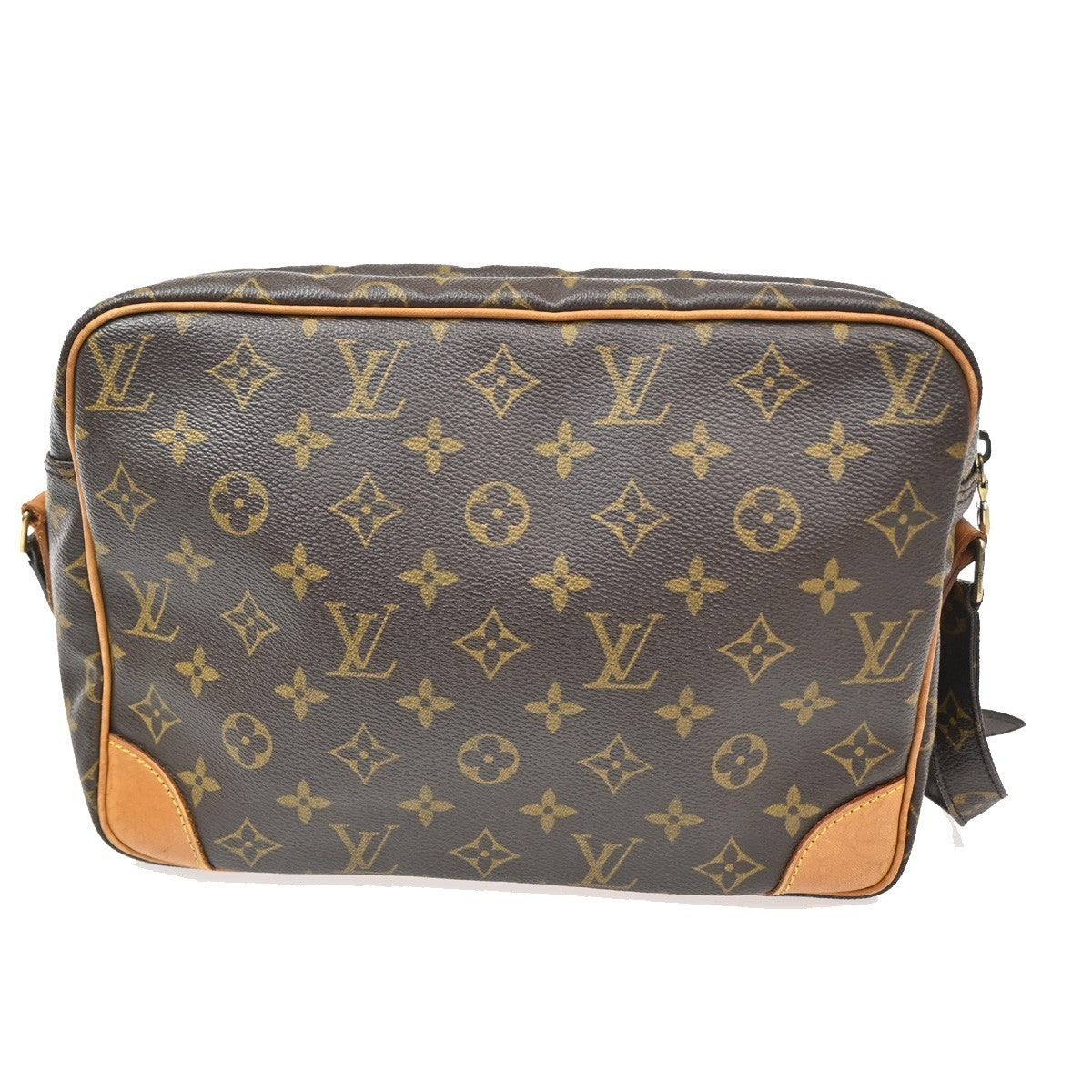 LOUIS VUITTON Nile Crossbody Shoulder Bag Monogram Leather Brown M45244 72CA561
