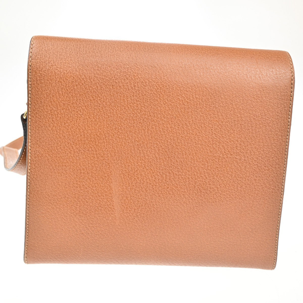 GUCCI Lady Lock Crossbody Shoulder Bag Leather Brown Gold Italy 11TA465