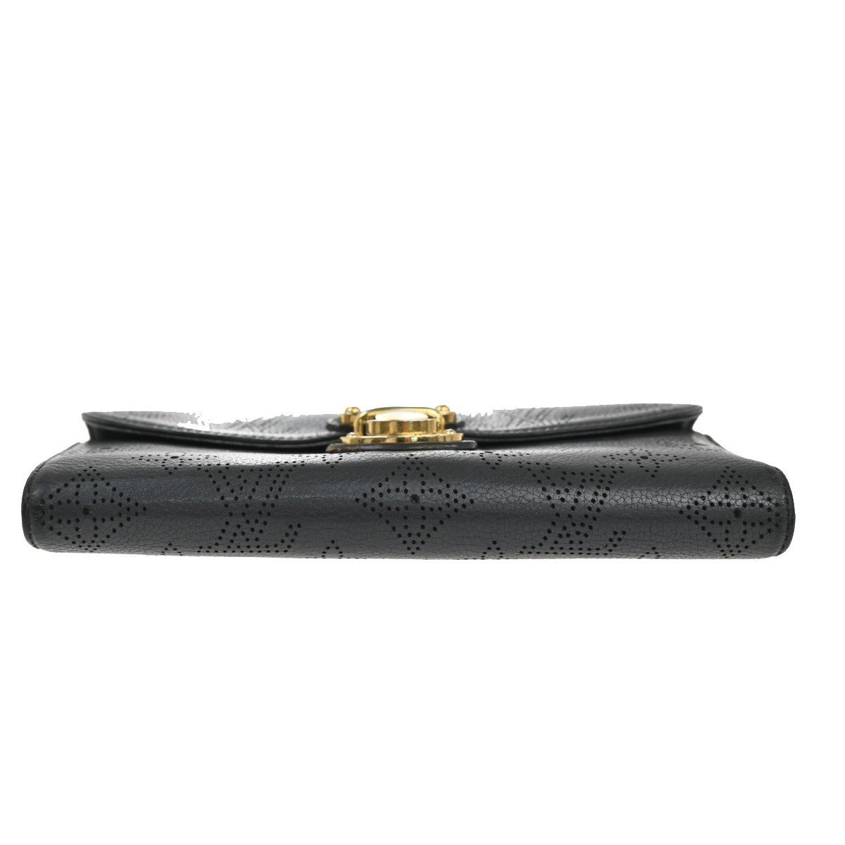 LOUIS VUITTON Portefeuille Amelia Wallet Monogram Mahina Gray M93761 09KC396