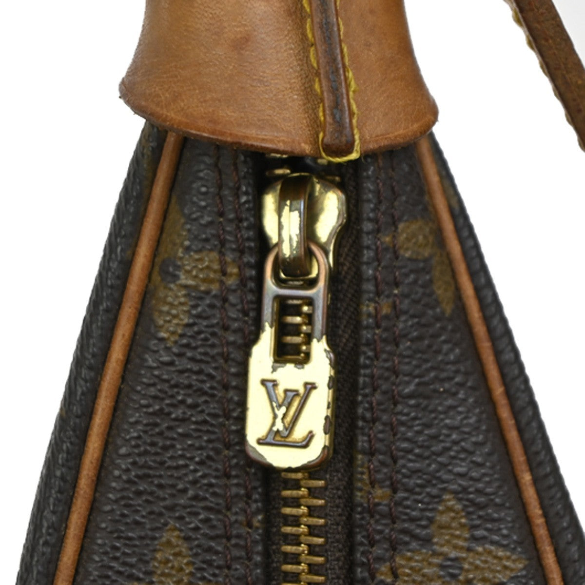 LOUIS VUITTON Boulogne 35 Shoulder Bag Monogram Leather Brown M51260 34MA065